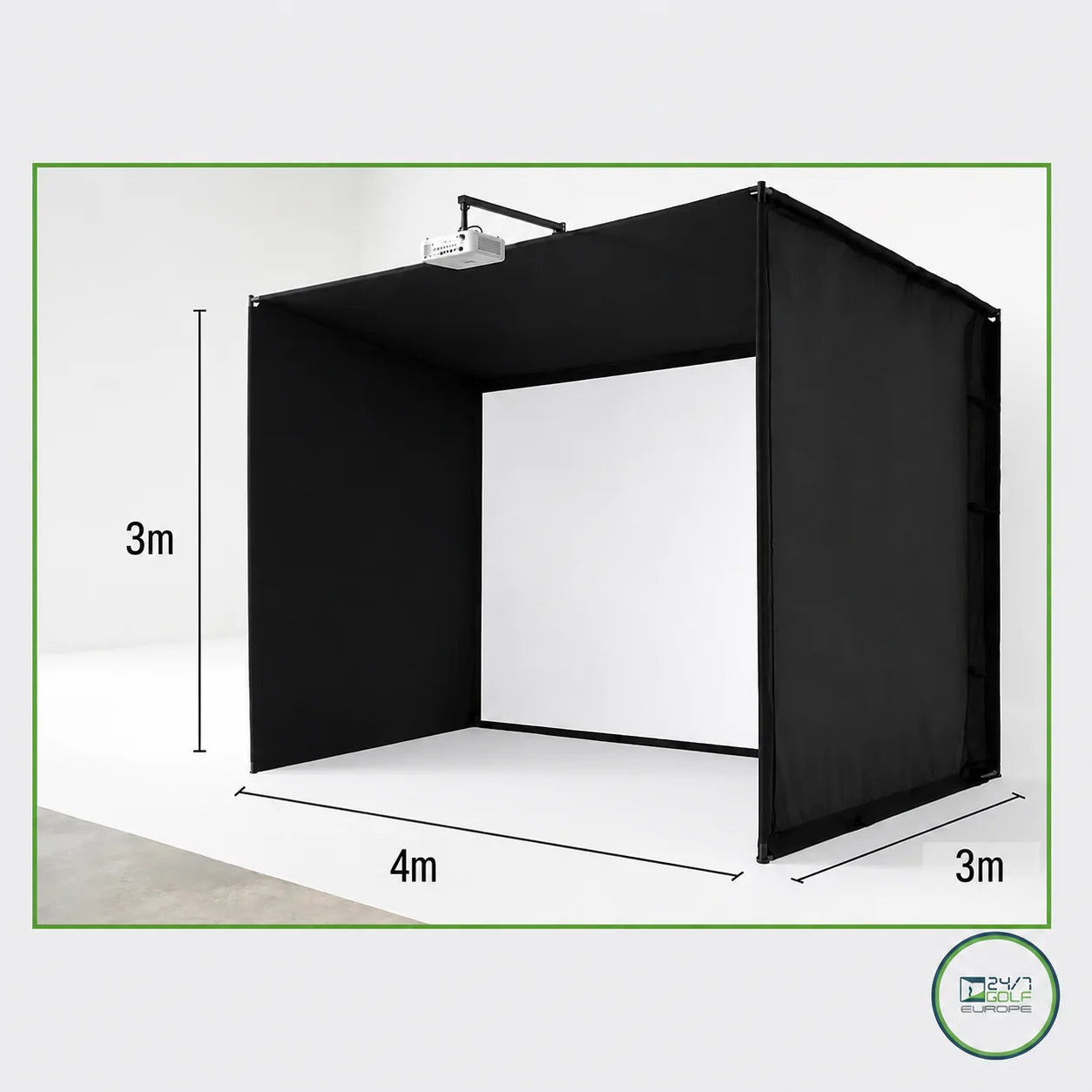 24/7 Golf Simulator Enclosure (Limited Stock)