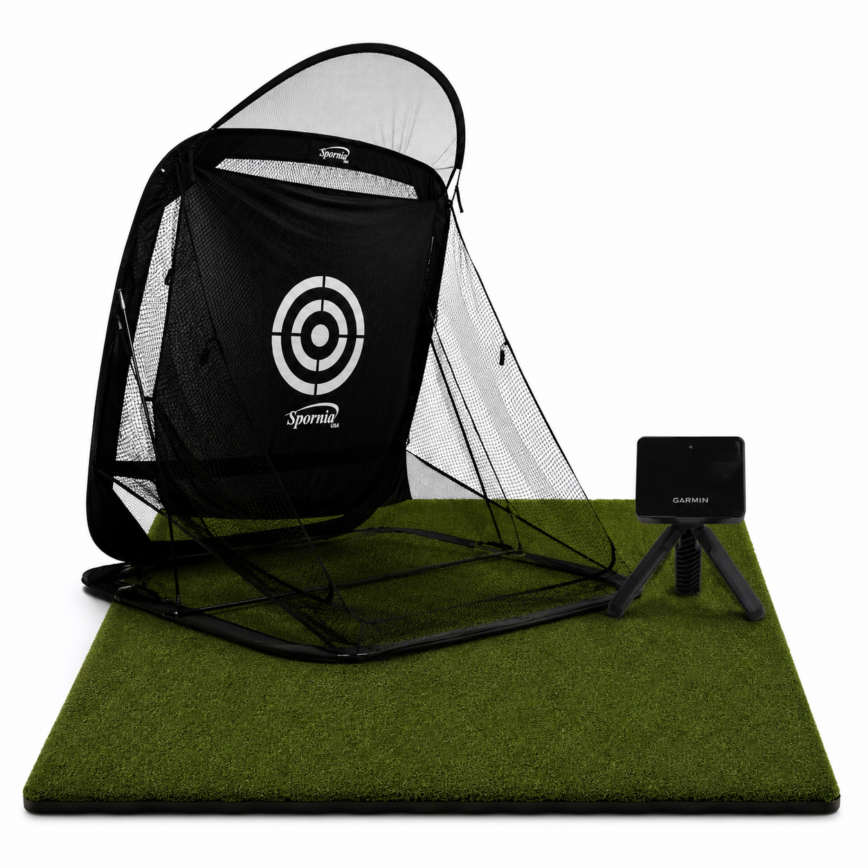 Spornia SPG-7 Golf Practice Net Garmin R10 Bundle