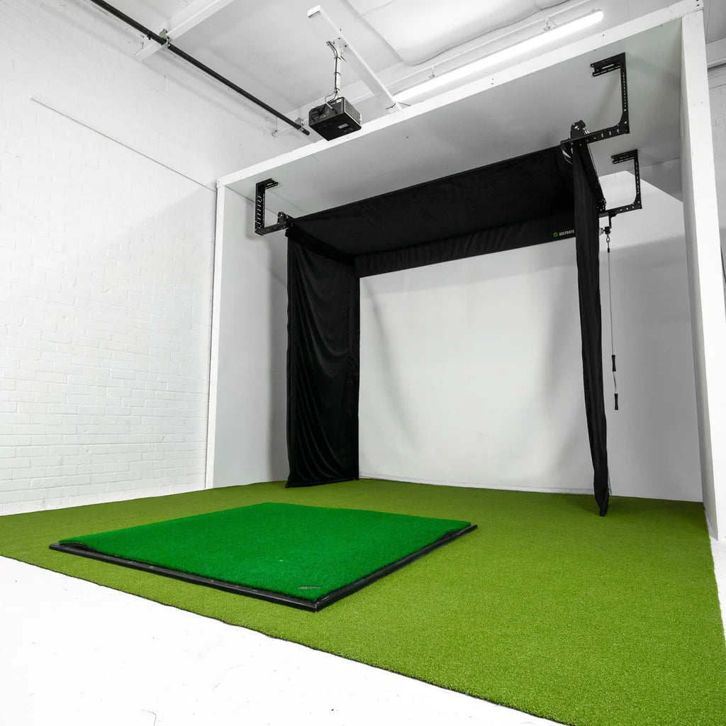 Bushnell Launch Pro Retractable Simbox Home Golf Simulator Package
